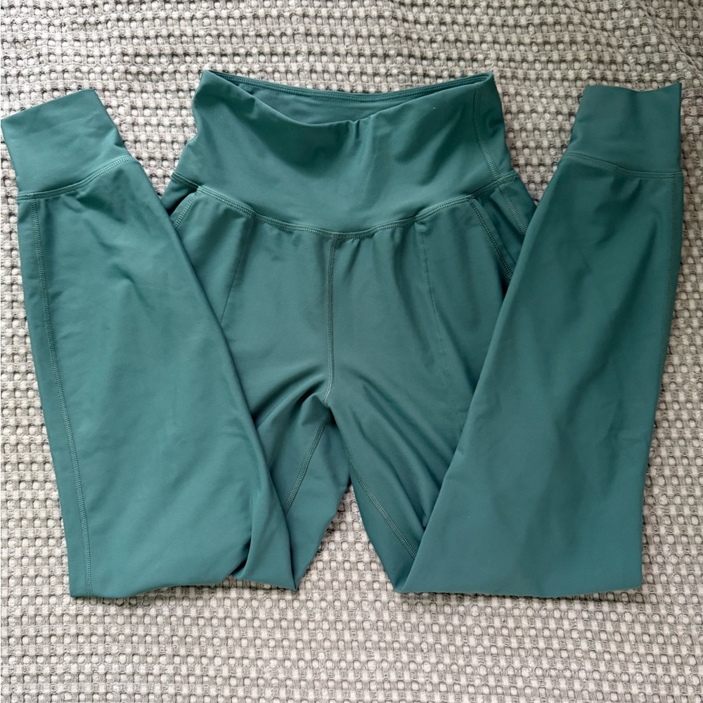 Old Navy Green Leggings High Waist Performance